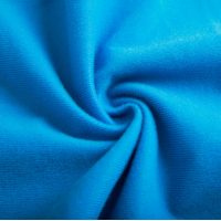 top selling 100 % polyester one side brushed tricot knit fabric for clothes