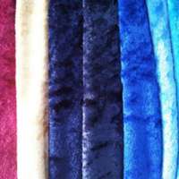 plain dyed crushed velour velvet fabric for sofa