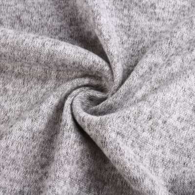 Cheap brushed hacci terry spandex polyester yarn dyed  knitted fabric for sweater