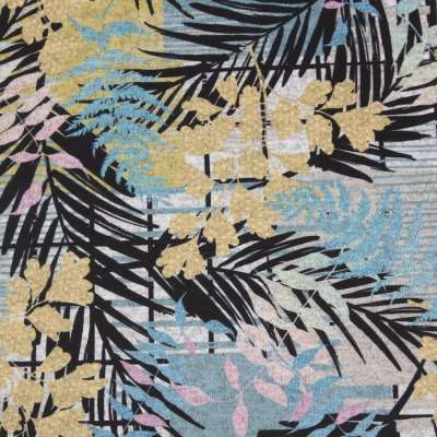 Cheap Hawaiian printed loose knitting brushed hacci spandex polyester fabric rolls