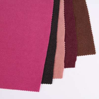 Ready to ship polyester elastic velvet knitted  fleece fabric for wholesale clothing